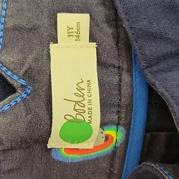 Mini Boden kid's Navy Pants. Sz 12Y new with tags. Cotton school uniform - Picture 4 of 7